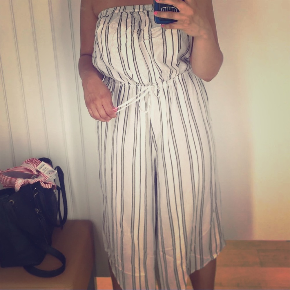 Striped Jumpsuit